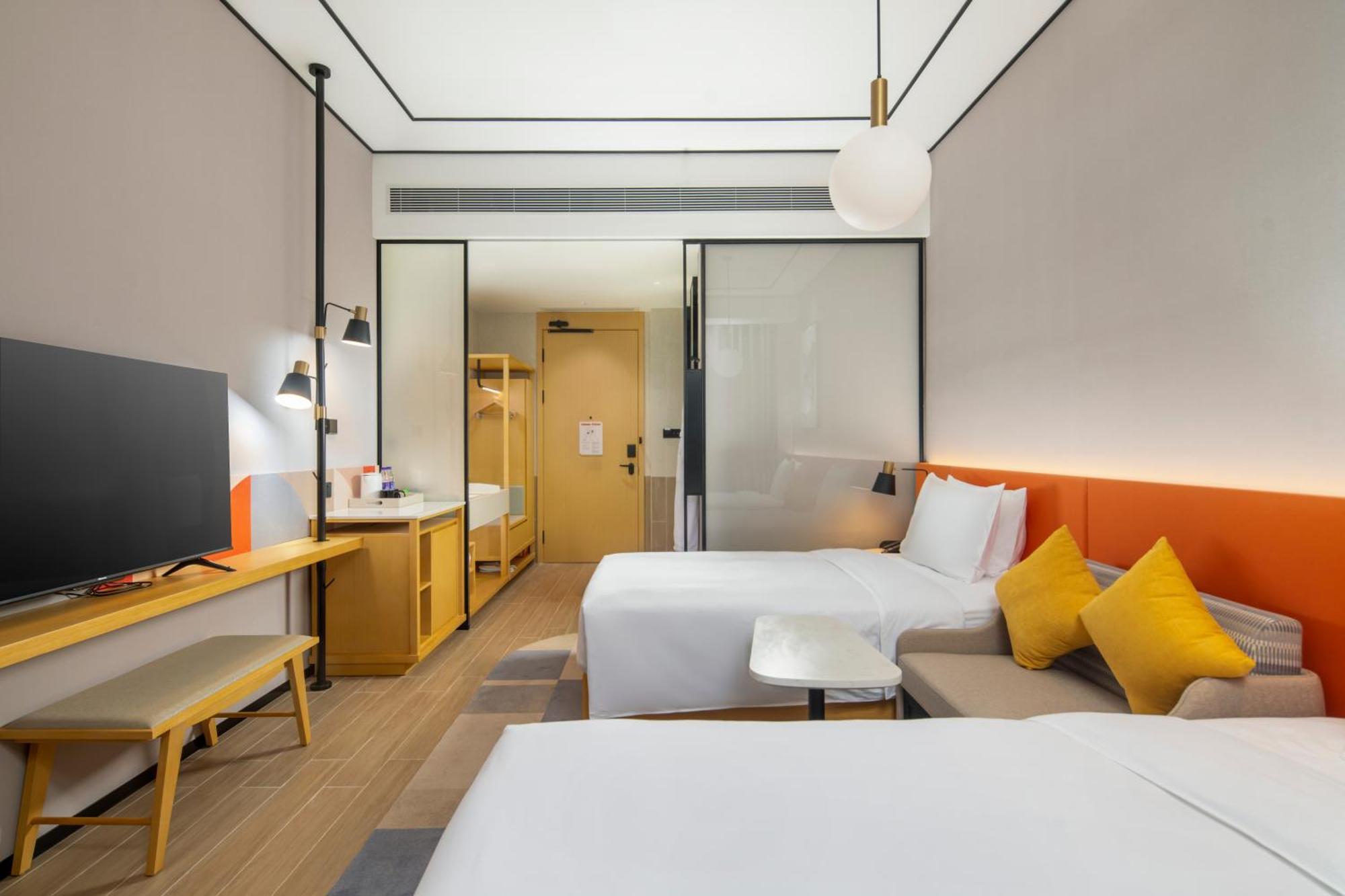 Hilton Garden Inn Shenzhen Airport,Enjoy 24-Hour One Way Free Delivery From Hotel To Shenzhen Baoan Airport On The Hour Thẩm Quyến Ngoại thất bức ảnh