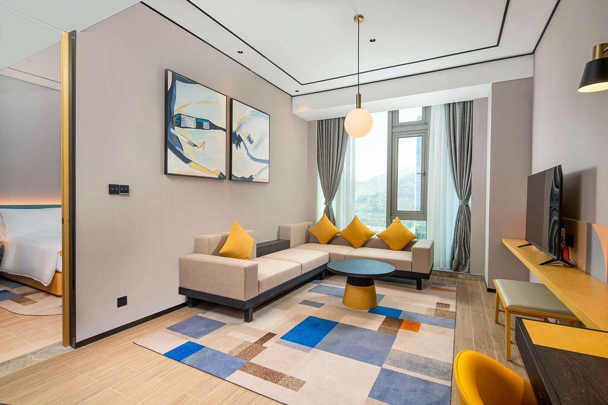Hilton Garden Inn Shenzhen Airport,Enjoy 24-Hour One Way Free Delivery From Hotel To Shenzhen Baoan Airport On The Hour Thẩm Quyến Ngoại thất bức ảnh