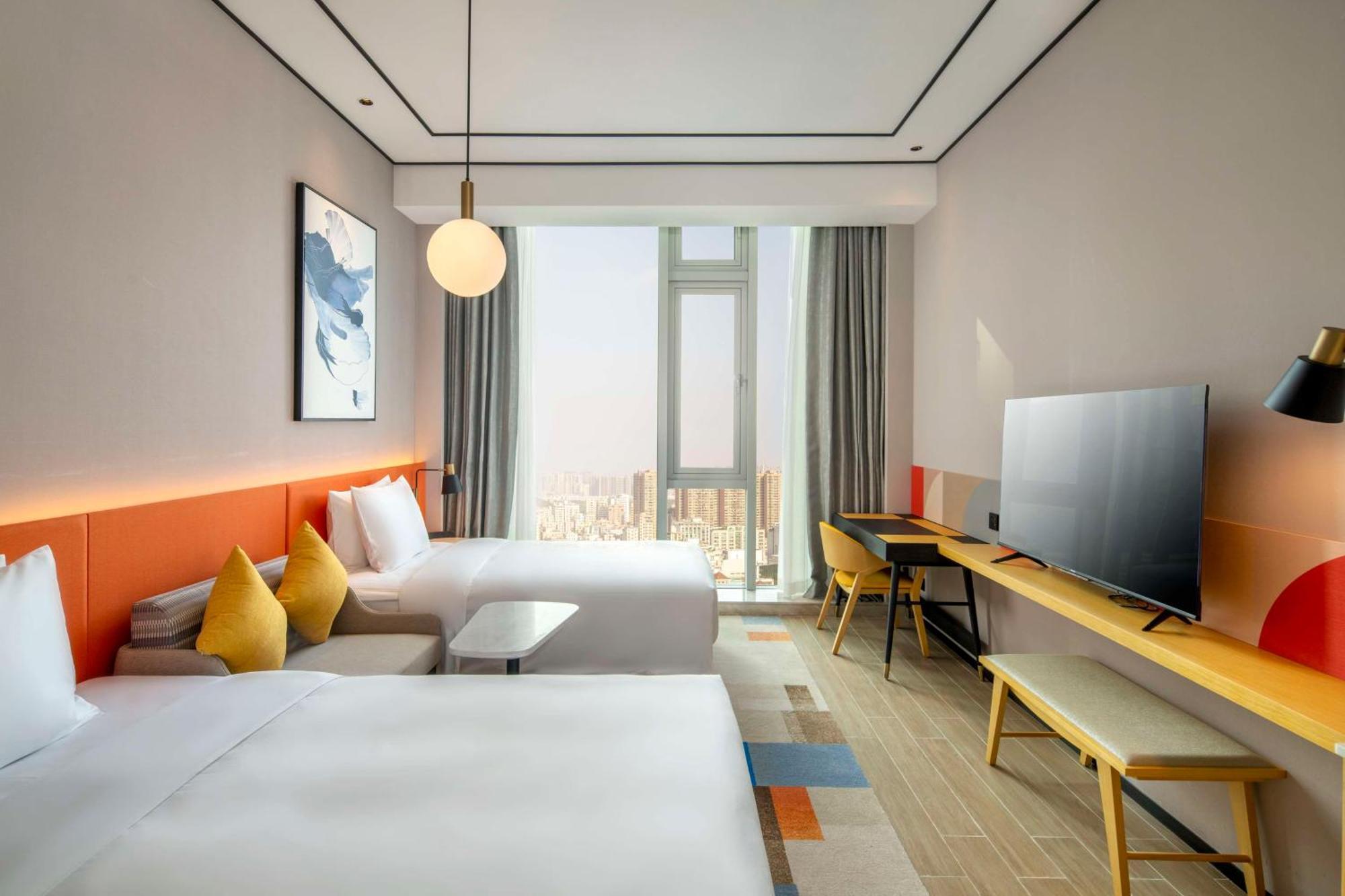 Hilton Garden Inn Shenzhen Airport,Enjoy 24-Hour One Way Free Delivery From Hotel To Shenzhen Baoan Airport On The Hour Thẩm Quyến Ngoại thất bức ảnh