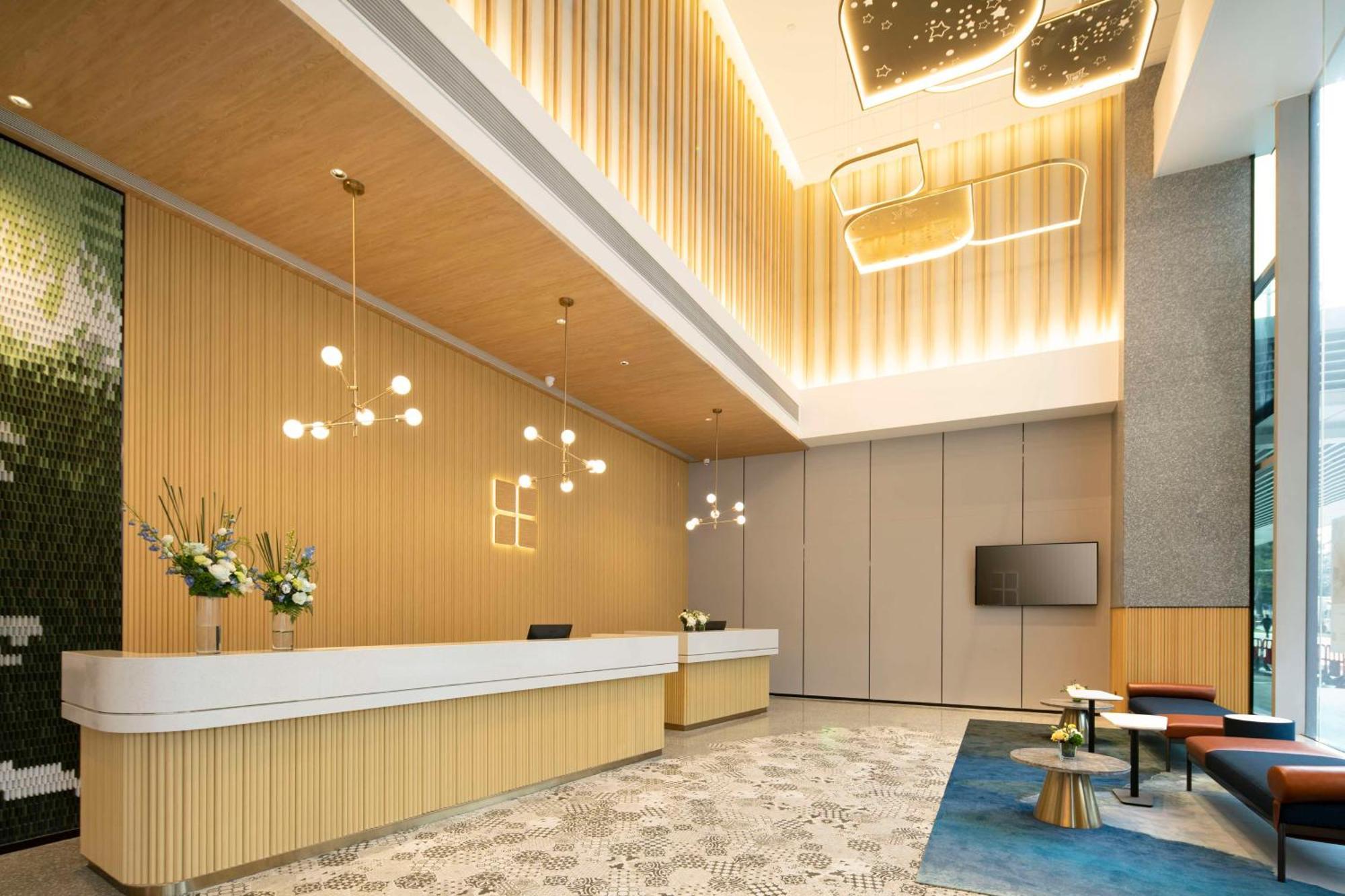 Hilton Garden Inn Shenzhen Airport,Enjoy 24-Hour One Way Free Delivery From Hotel To Shenzhen Baoan Airport On The Hour Thẩm Quyến Ngoại thất bức ảnh